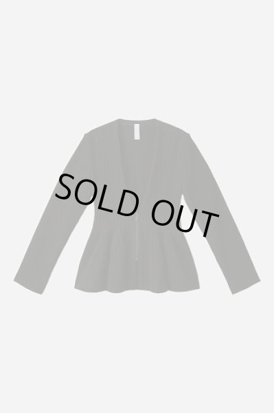 画像1: CFCL HYPHA COLLARLESS ZIP JACKET (1)