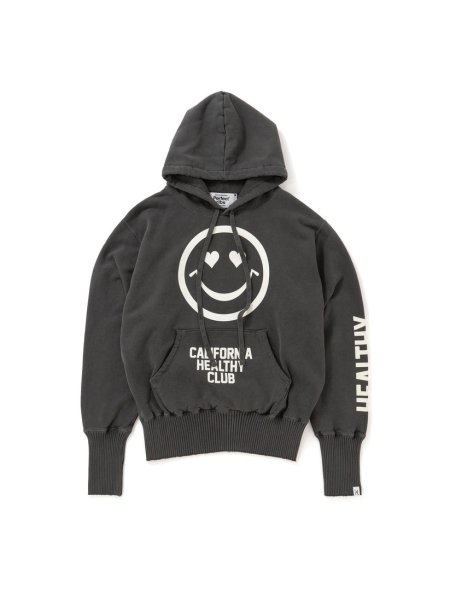 画像1: 【Perfect ribs×A LOVE MOVEMENT】CALIFORNIA HEALTHY CLUB Basic Hoodie (1)