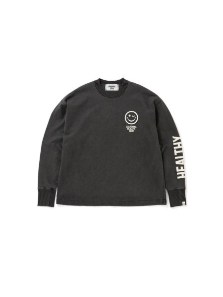 画像1: 【Perfect ribs×A LOVE MOVEMENT】CALIFORNIA HEALTHY CLUB Long Sleeve T Shirts (1)