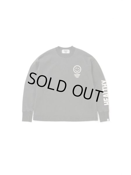 画像1: 【Perfect ribs×A LOVE MOVEMENT】CALIFORNIA HEALTHY CLUB Long Sleeve T Shirts (1)