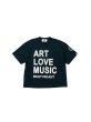 画像1: 【Perfect ribs×A LOVE MOVEMENT】ART LOVE MUSIC Short Sleeve T Shirts (1)