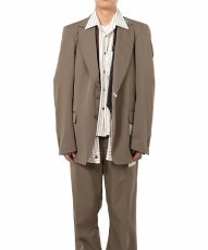 画像3: Maison MIHARA YASUHIRO　Mix Layered Wool Gabardine Jacket (3)