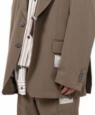 画像8: Maison MIHARA YASUHIRO　Mix Layered Wool Gabardine Jacket (8)