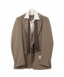 画像1: Maison MIHARA YASUHIRO　Mix Layered Wool Gabardine Jacket (1)