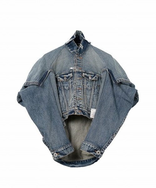 画像1: Maison MIHARA YASUHIRO　Asymmetric Denim Jacket (1)