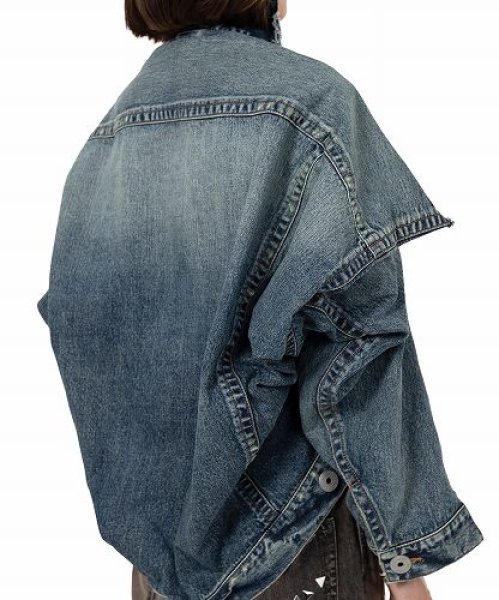 画像8: Maison MIHARA YASUHIRO　Asymmetric Denim Jacket (8)