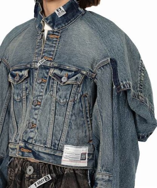 画像7: Maison MIHARA YASUHIRO　Asymmetric Denim Jacket (7)