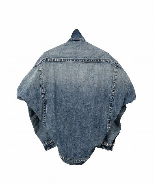 画像2: Maison MIHARA YASUHIRO　Asymmetric Denim Jacket (2)