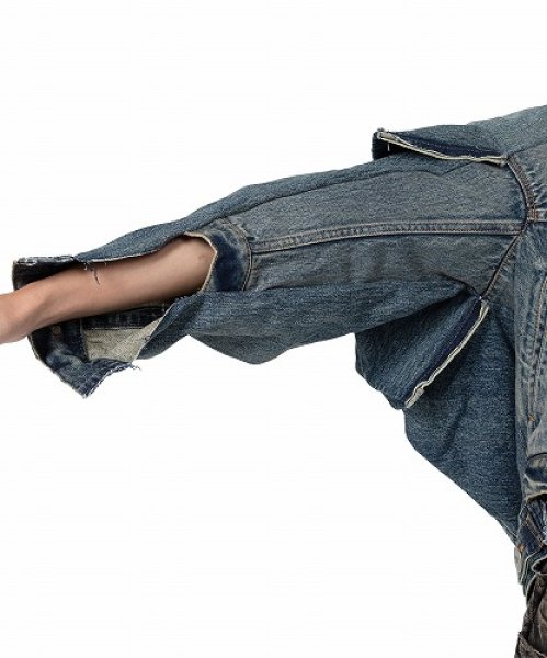 画像9: Maison MIHARA YASUHIRO　Asymmetric Denim Jacket (9)