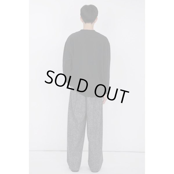 画像7: th products TARO HORIUCHI  Damaged College Sweatshirt / black (7)