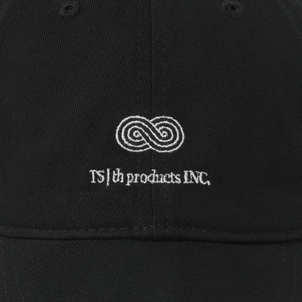 画像5: th products TARO HORIUCHI Embroidery Cap / black × white (5)