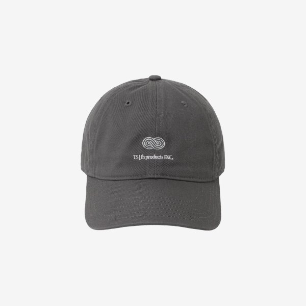 画像1: th products TARO HORIUCHI Embroidery Cap / gray × white (1)