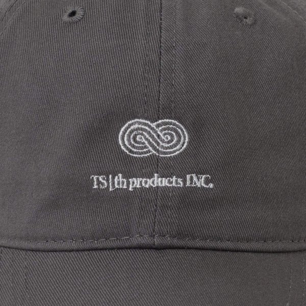 画像5: th products TARO HORIUCHI Embroidery Cap / gray × white (5)
