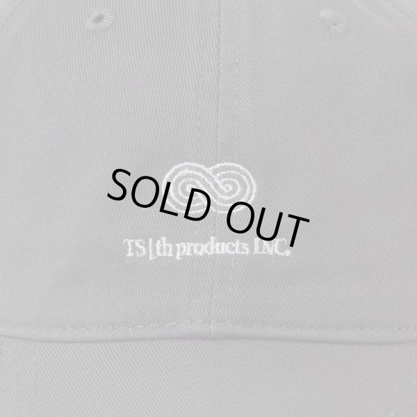 画像5: th products TARO HORIUCHI Embroidery Cap / gray × white (5)