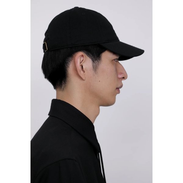 画像7: th products TARO HORIUCHI Embroidery Cap / black × black (7)