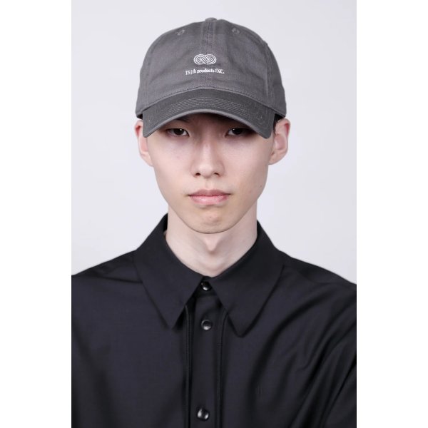画像6: th products TARO HORIUCHI Embroidery Cap / gray × white (6)