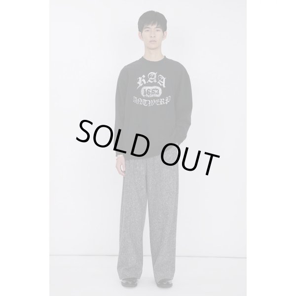 画像5: th products TARO HORIUCHI  Damaged College Sweatshirt / black (5)