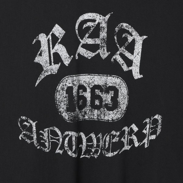 画像4: th products TARO HORIUCHI  Damaged College Tee / black (4)