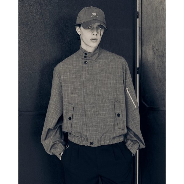 画像7: th products TARO HORIUCHI Embroidery Cap / gray × white (7)