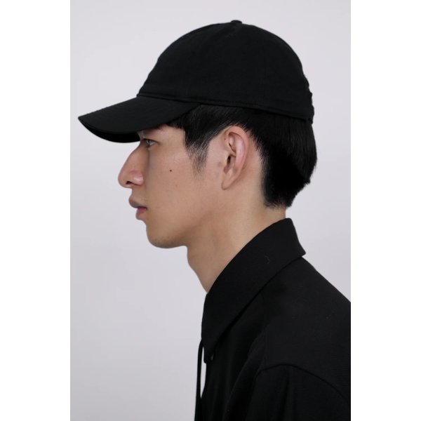 画像6: th products TARO HORIUCHI Embroidery Cap / black × black (6)