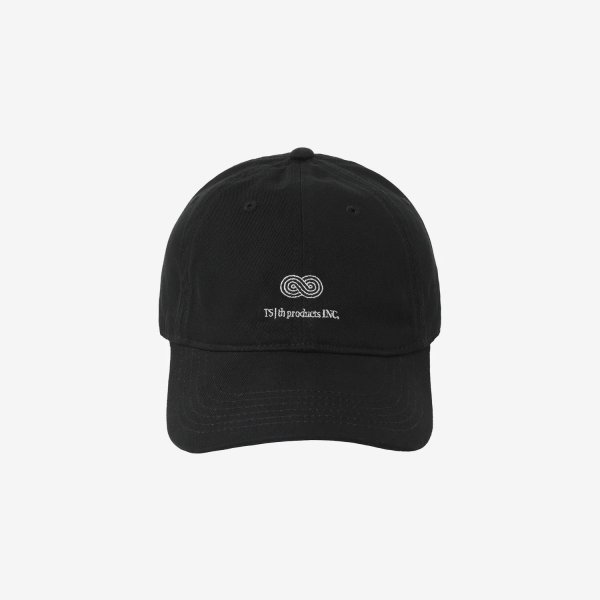画像1: th products TARO HORIUCHI Embroidery Cap / black × white (1)