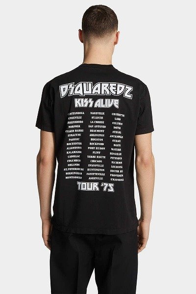 画像4: DSQUARED2  Kiss x D2 Cigarette Fit T-shirt (4)