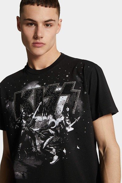 画像5: DSQUARED2  Kiss x D2 Cigarette Fit T-shirt (5)