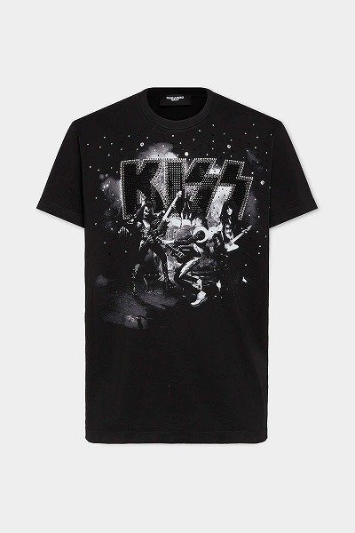 画像1: DSQUARED2  Kiss x D2 Cigarette Fit T-shirt (1)