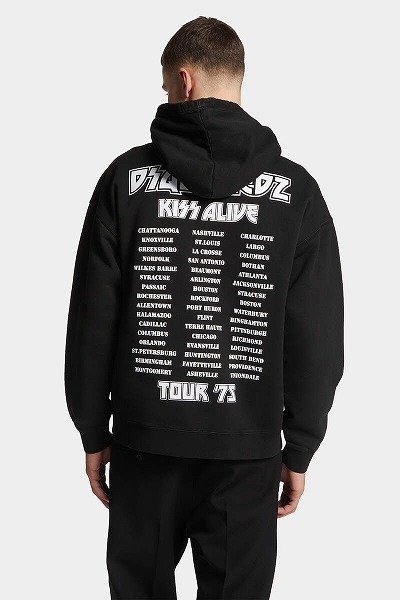 画像4: DSQUARED2  Kiss x D2 Relax Fit Hoodie (4)