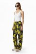画像2: BANANATIME  EASY PANT AUTUMN LEAVES NAVY YELLOW (2)