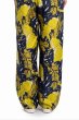 画像4: BANANATIME  EASY PANT AUTUMN LEAVES NAVY YELLOW (4)