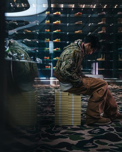 画像7: SAINT Mxxxxxx × A BATHING APE® BAPE_ZIP HOODIE/SAHARK (7)