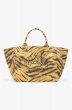 画像1: GANNI ガニー Zebra Print XXL Tote (1)