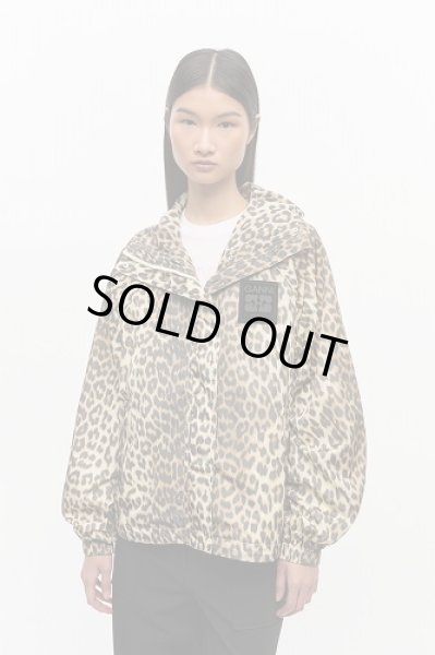 画像3: GANNI Leopard Nylon Jacket (3)