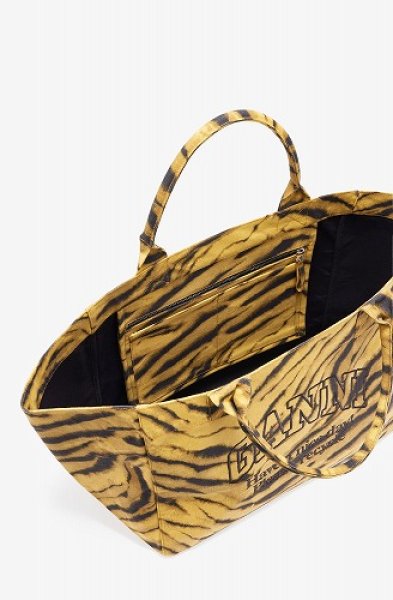 画像3: GANNI ガニー Zebra Print XXL Tote (3)
