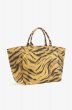画像2: GANNI ガニー Zebra Print XXL Tote (2)