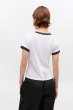 画像4: GANNI ガニー White Cropped Kitty T-shirt (4)