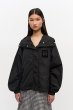 画像1: GANNI ガニー Black Nylon Jacket (1)