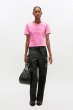 画像3: GANNI ガニー Pink Washed Heart Cropped T-shirt (3)
