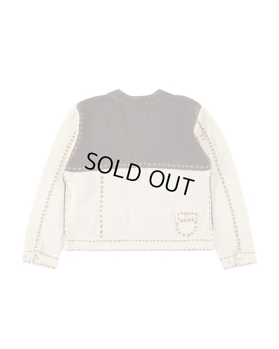 画像2: PHINGERIN PG1 POCKET CARDIGAN BEIGE (2)