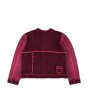 画像2: PHINGERIN PG1 POCKET CARDIGAN BURGUNDY (2)