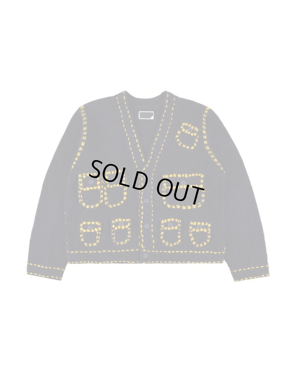 画像1: PHINGERIN PG1 POCKET CARDIGAN NAVY (1)