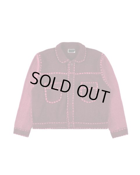 画像1: PHINGERIN PG1 KNIT BURGUNDY (1)