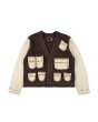 画像1: PHINGERIN PG1 POCKET CARDIGAN BEIGE (1)