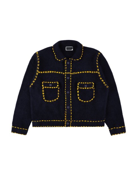 画像1: PHINGERIN PG1 KNIT NAVY (1)