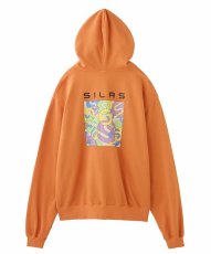 画像1: BOX ARTWORK ZIP SWEAT HOODIE ORANGE (1)
