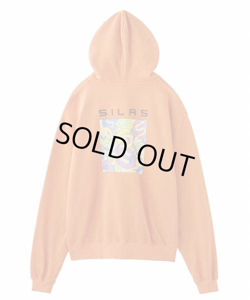 画像1: BOX ARTWORK ZIP SWEAT HOODIE ORANGE (1)