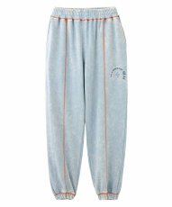 画像1: CIRCLE LOGO SWEATPANTS Lt Blue (1)