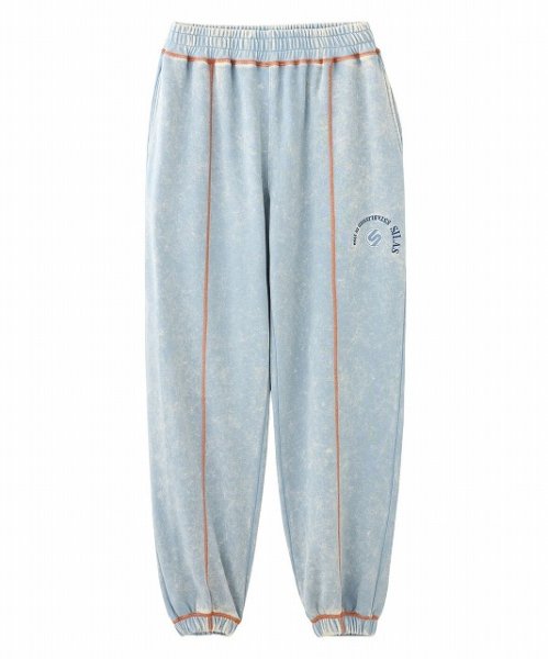 画像1: Silas サイラス　CIRCLE LOGO SWEATPANTS Lt Blue (1)