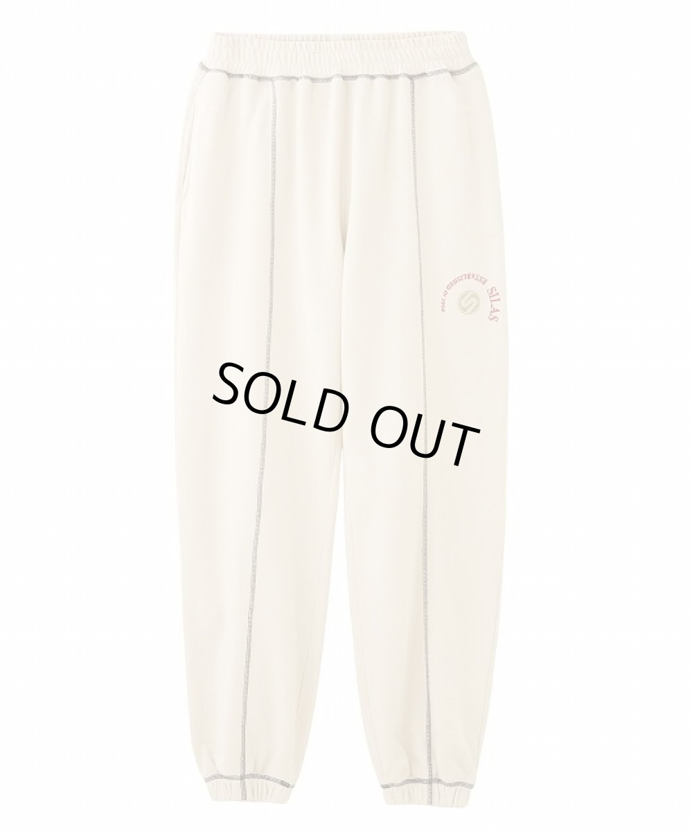 画像1: CIRCLE LOGO SWEATPANTS Off White (1)